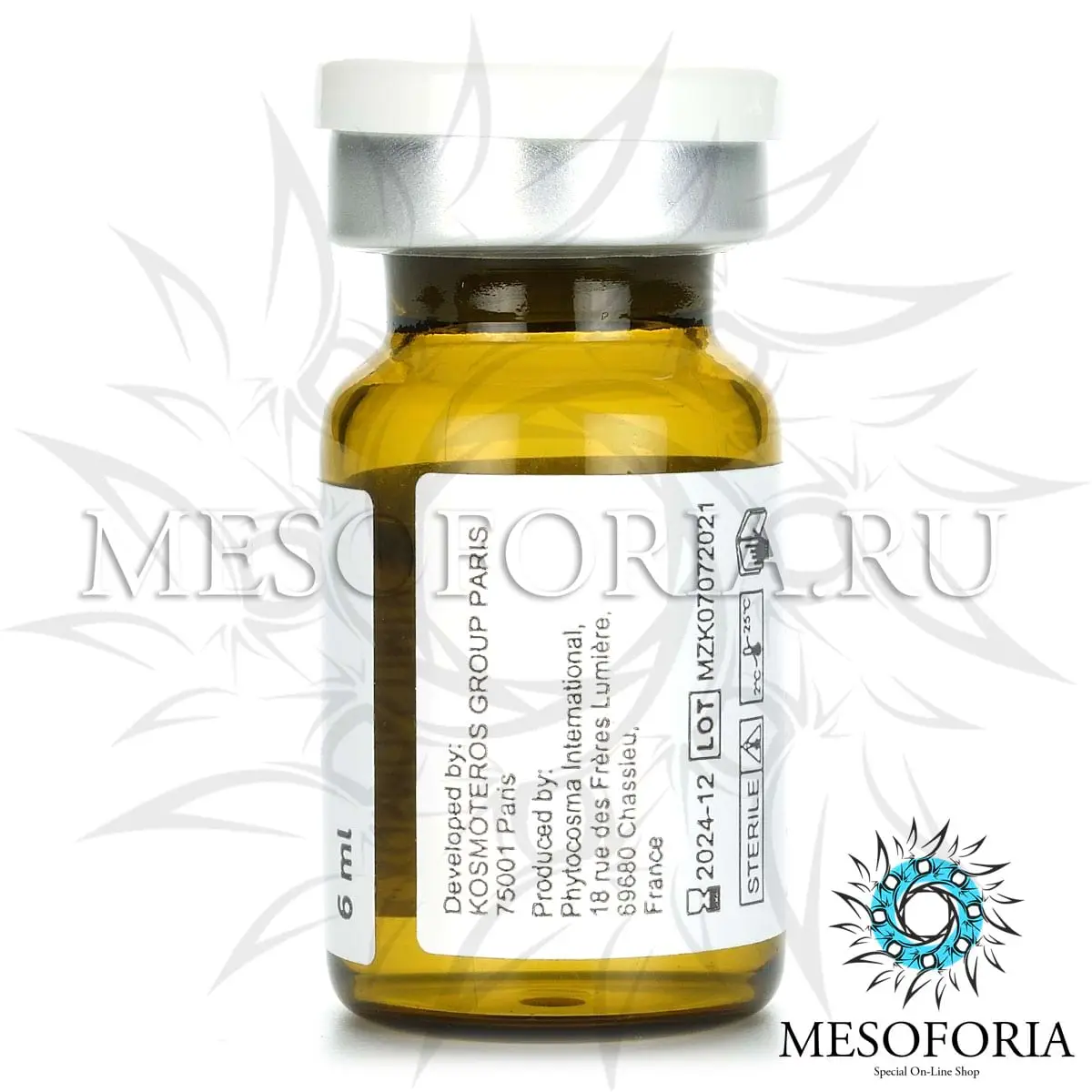 Концентрат (стимуляция роста волос, антиэйдж) с витамином Е и гиалуроновой кислотой KOSMO-STIMUL для мезороллеров, Kosmoteros (Космотерос), 6 мл