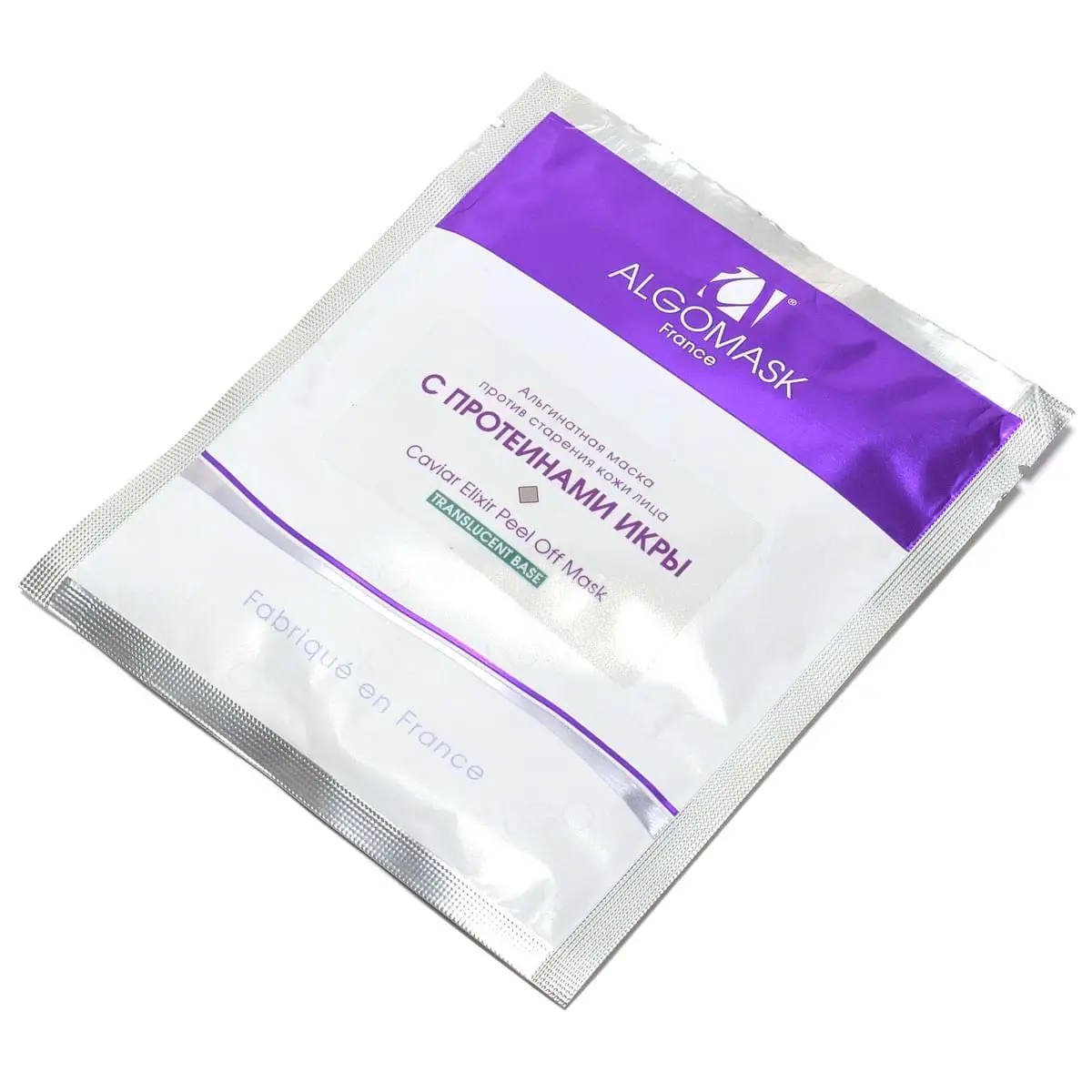 Альгинатная маска против морщин на лице с протеинами икры (транслюцентная), 25 гр Algomask