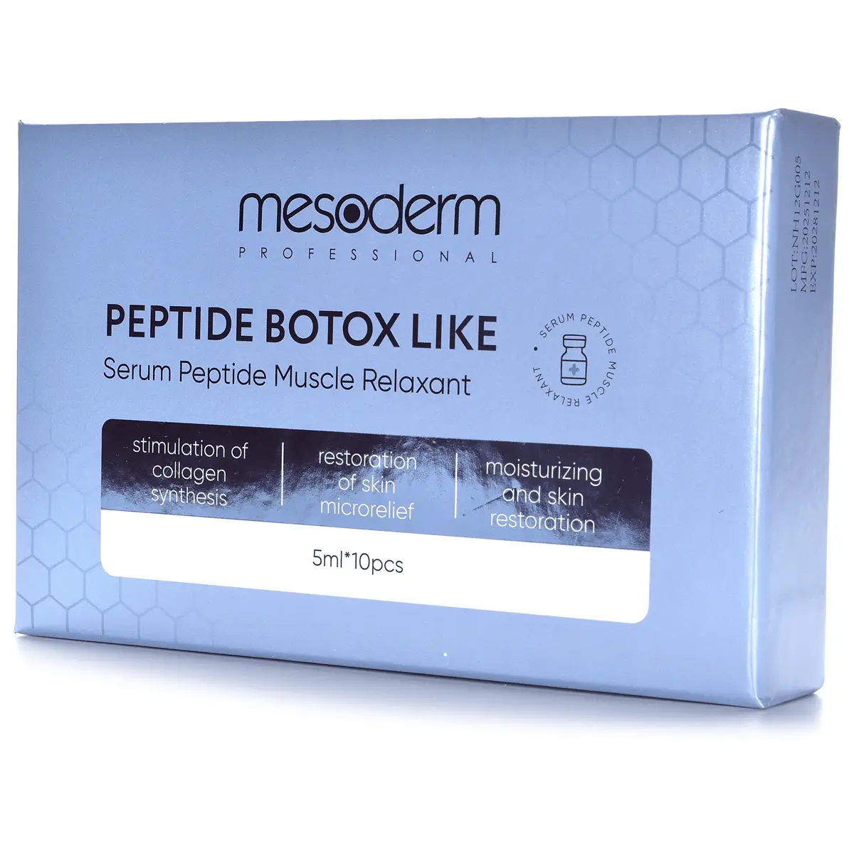 Cыворотка миорелаксант для фракционной мезотерапии / «Peptide Botox Like», Mesoderm (Мезодерм), 5 мл х 10 шт