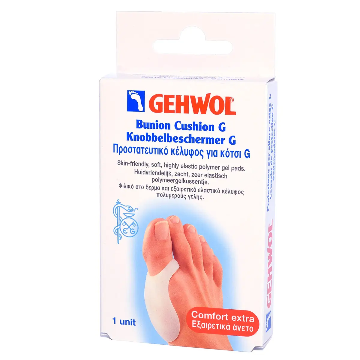 Накладка на большой палец G / Bunion Cushion G, Gehwol (Геволь), 1 шт Накладка на большой палец G / Bunion Cushion G, Gehwol (Геволь), 1 шт