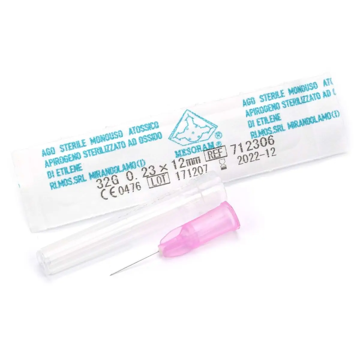 Иглы для мезотерапии и микроинъекций "Mesoram" AGO MESO LUER 32G 0,23 х 12 мм, 1 шт Иглы для мезотерапии и микроинъекций "Mesoram" AGO MESO LUER 32G 0,23 х 12 мм, 1 шт