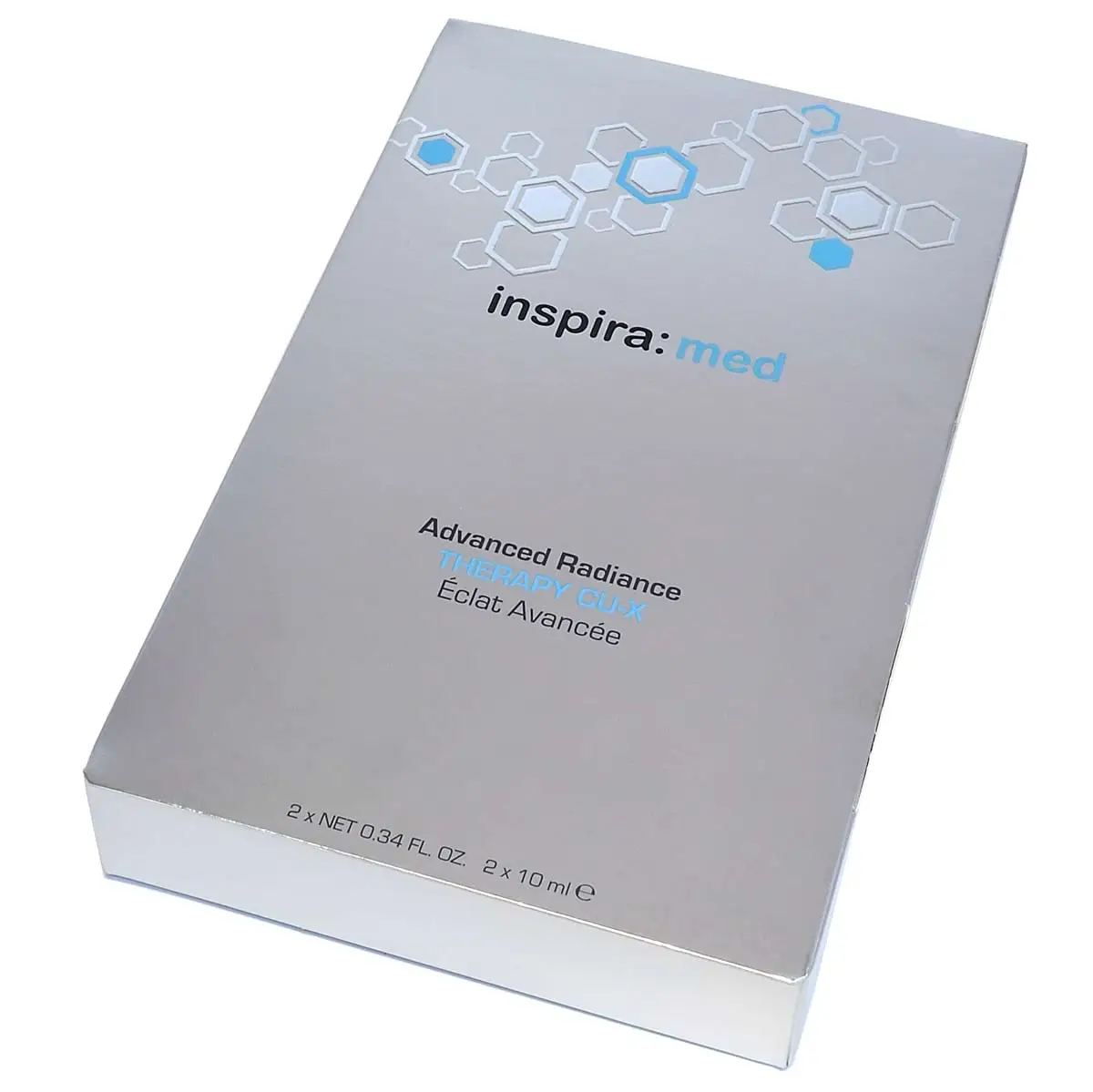 Омолаживающая сыворотка с пептидами меди и витамином С / Advanced Radiance Therapy CU-X, Inspira Med, Janssen Cosmetics (Янсен косметика), 2 x 10 мл Омолаживающая сыворотка с пептидами меди и витамином С / Advanced Radiance Therapy CU-X, Inspira Med, Janssen Cosmetics (Янсен косметика), 2 x 10 мл