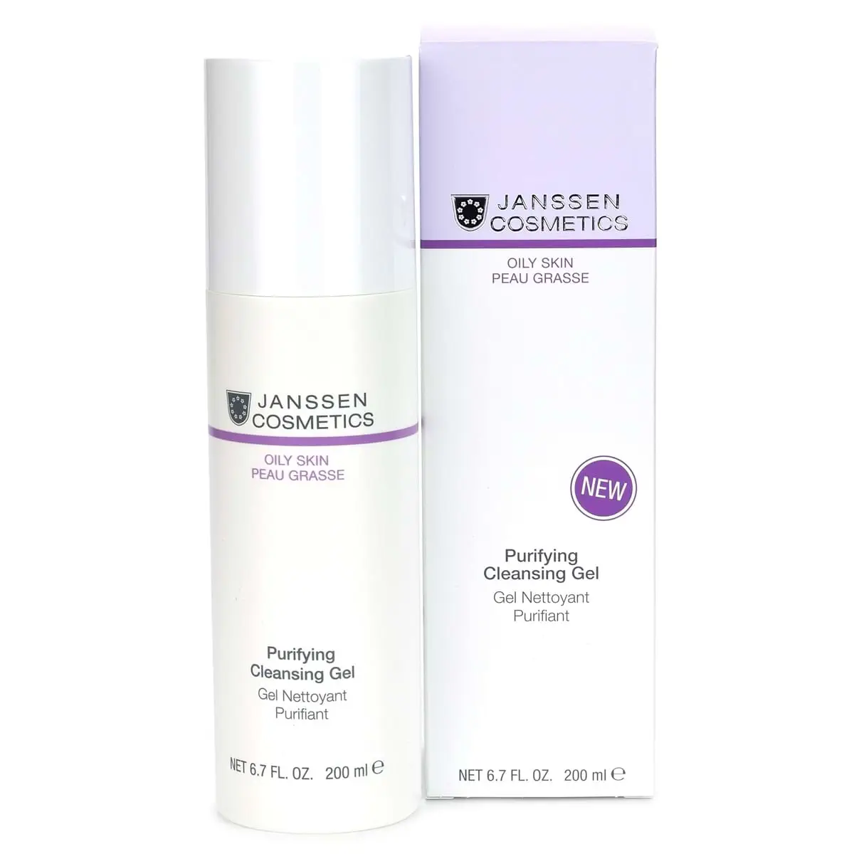 Очищающий гель для умывания / Purifying Cleansing Gel, Oily Skin, Janssen Cosmetics (Янсен косметика), 200 мл Очищающий гель для умывания / Purifying Cleansing Gel, Oily Skin, Janssen Cosmetics (Янсен косметика), 200 мл