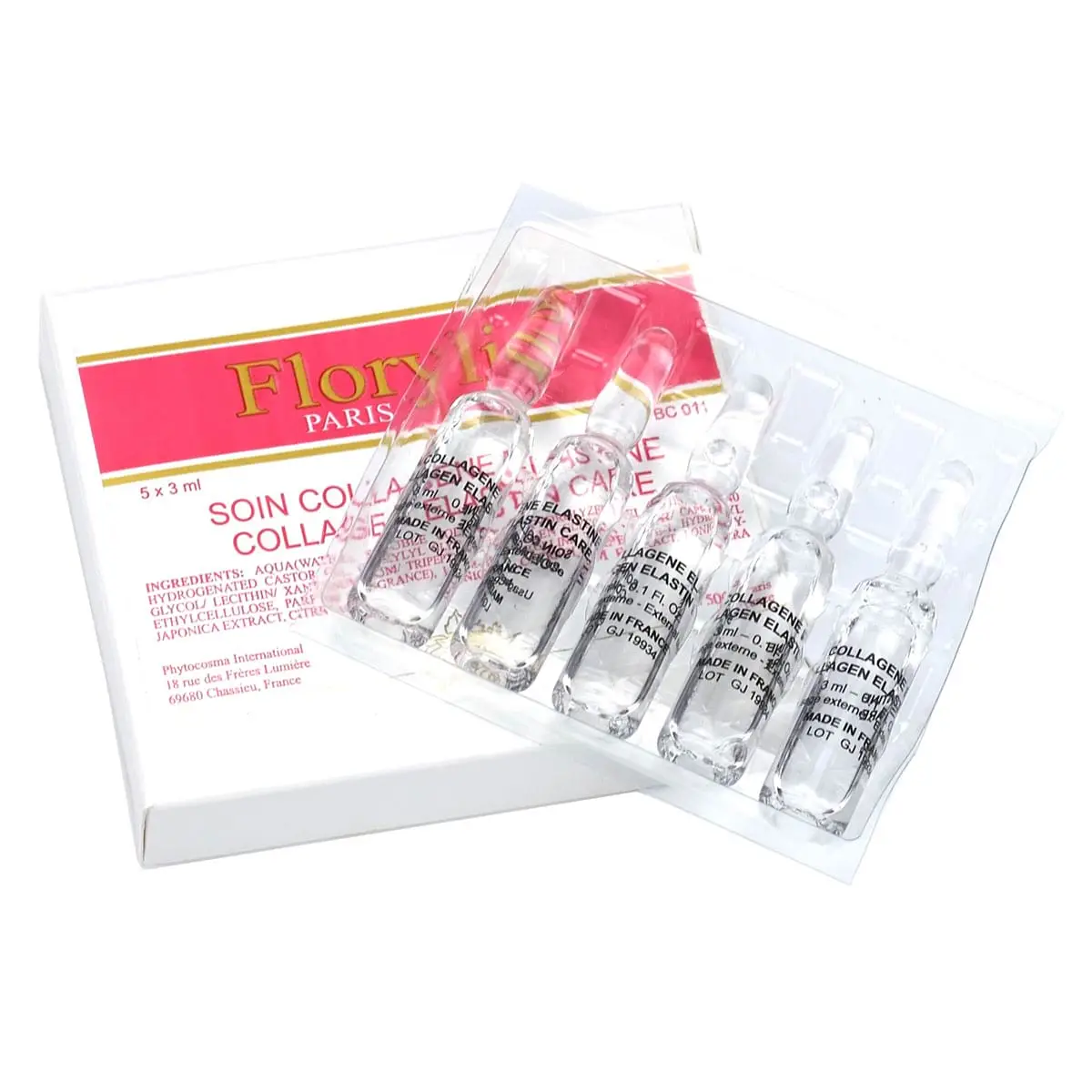 Сыворотка с эластином и коллагеном «Эластичная кожа» / Collagen Elastin Care, Florylis (Флорилис) - 5 x 3 мл