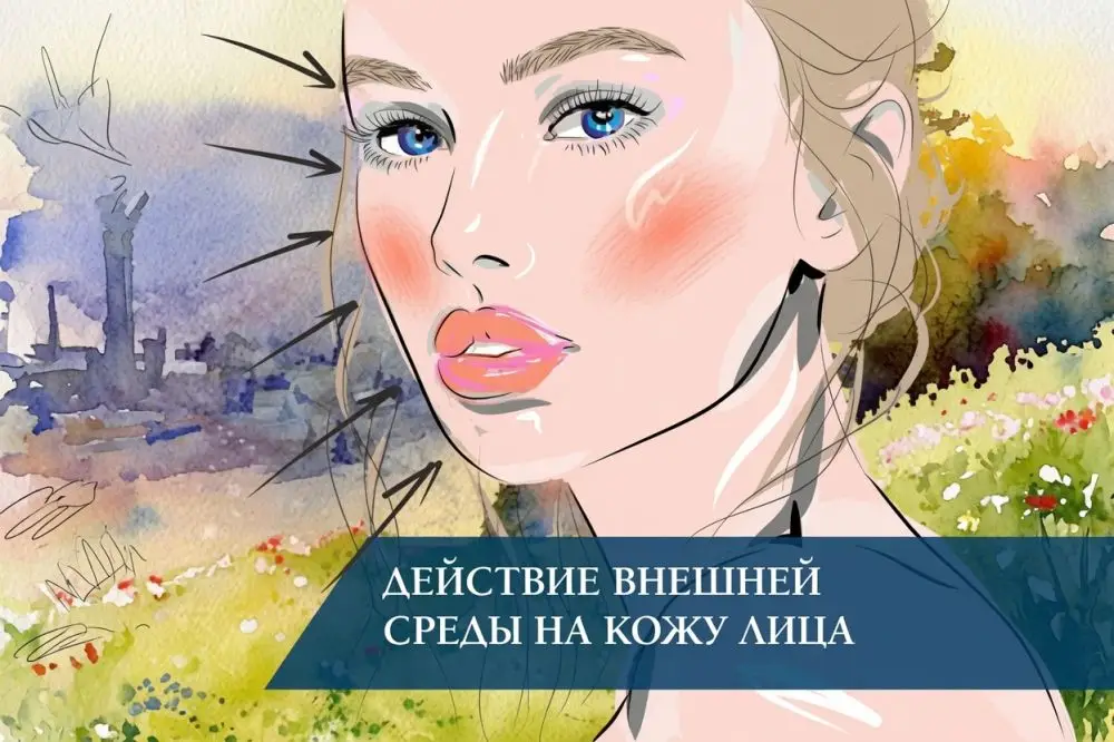 Действие внешней среды на кожу лица: свободные радикалы, ультрафиолет и курение