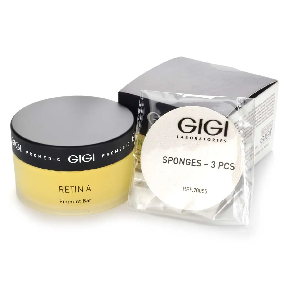 Мыло в банке со спонжем антипигмент / Pigment Soap Bar, Retin A, GiGi (Джи Джи) - 100 гр Мыло в банке со спонжем антипигмент / Pigment Soap Bar, Retin A, GiGi (Джи Джи) - 100 гр