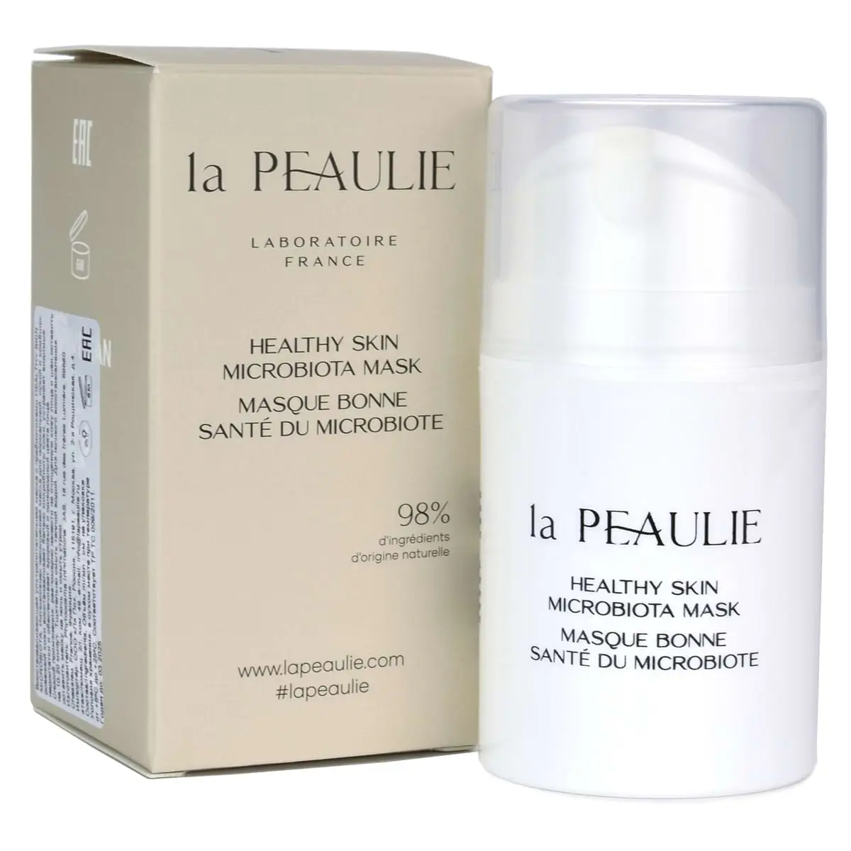Восстанавливающая ультрапитательная маска с пребиотиками / Healthy Skin Microbiota Mask, La Peaulie - 50 мл Восстанавливающая ультрапитательная маска с пребиотиками / Healthy Skin Microbiota Mask, La Peaulie - 50 мл