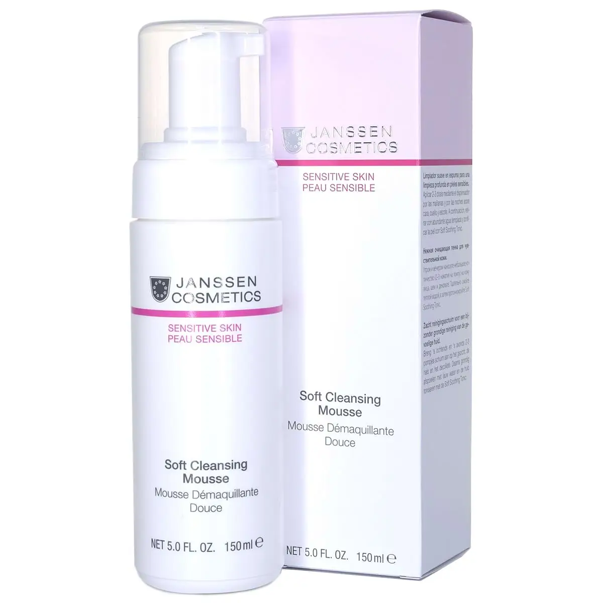 Мусс нежный очищающий с аллантоином / Soft Cleansing Foam, Sensitive Skin, Janssen Cosmetics (Янсен косметика), 150 мл