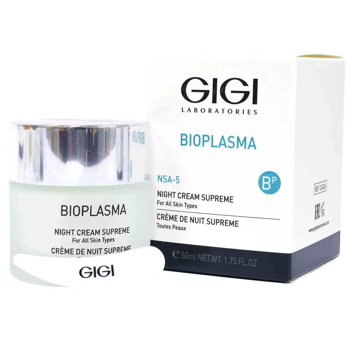Hочной питательный крем / Night Cream Supreme, Bioplasma, GiGi (Джи Джи) - 50 мл Hочной питательный крем / Night Cream Supreme, Bioplasma, GiGi (Джи Джи) - 50 мл