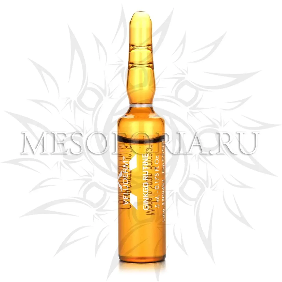 Veluderm (Велюдерм) Ginkgo Rutine, гинго билоба, рутин (отеки, пигментации, целлюлит), 5 мл