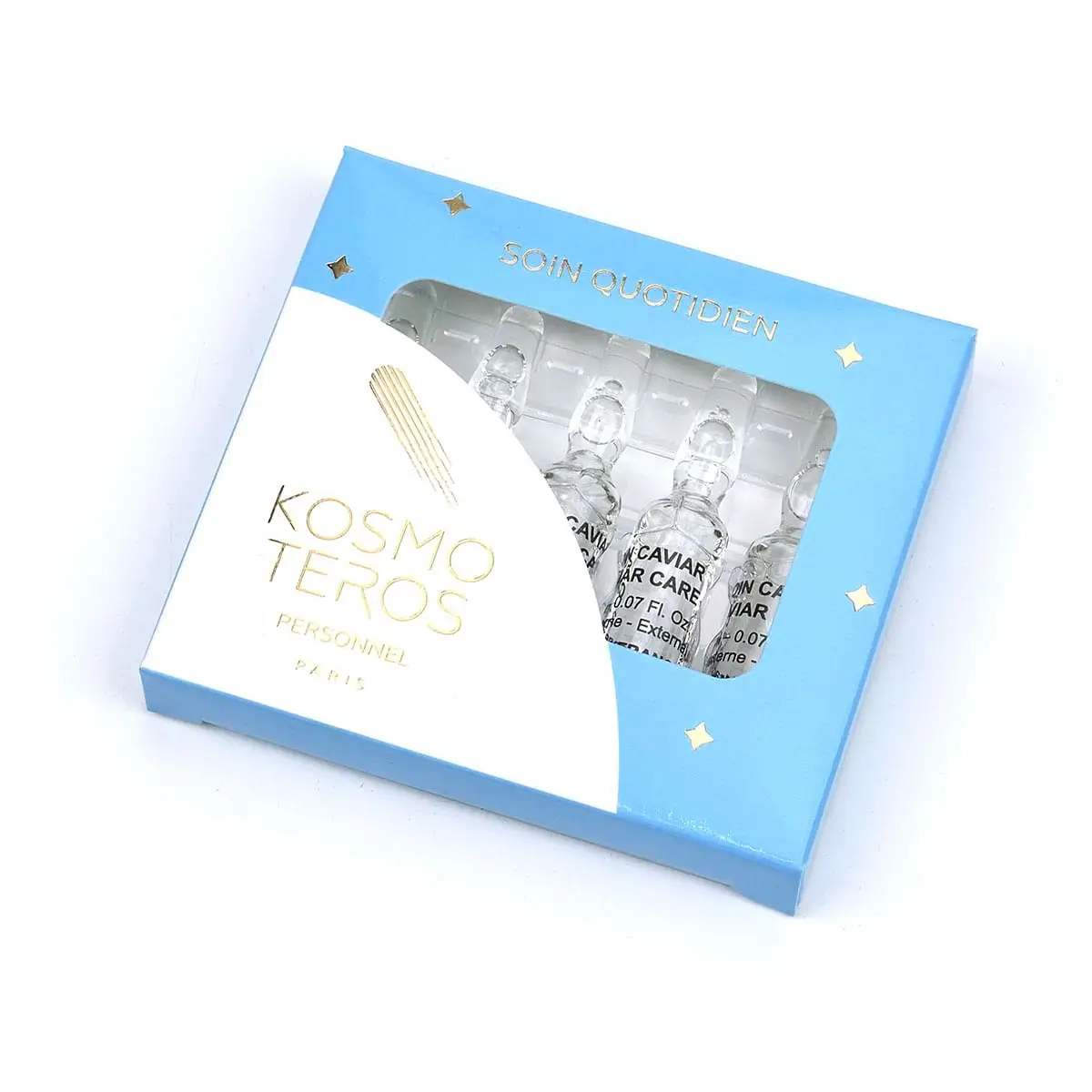 Ревитализирующая сыворотка с пептидами и черной икрой Kosmoteros (Космотерос), 5 амп х 2 мл