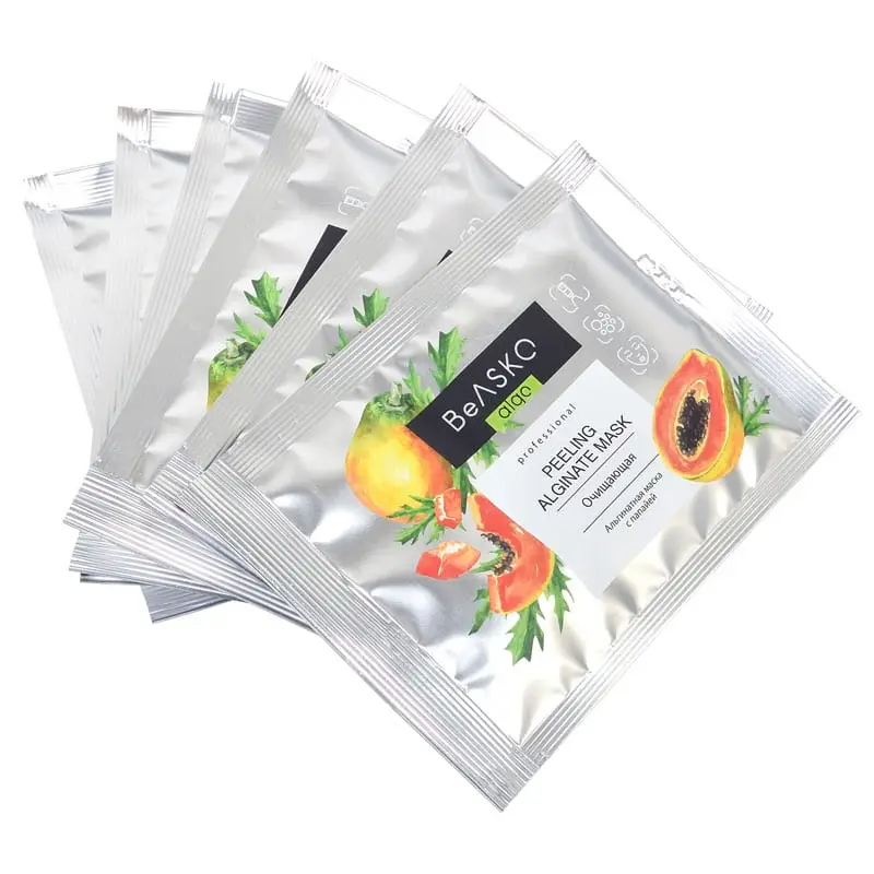 Альгинатная маска очищающая с папаей / Peeling Alginate Mask, BeASKO - 6*30 гр