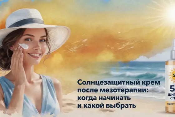 Солнцезащитный крем после мезотерапии: когда начинать и какой выбрать