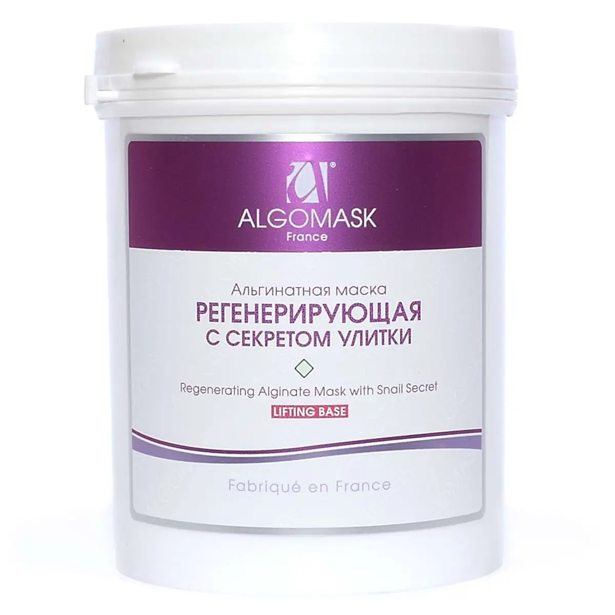 Альгинатная маска регенерирующая с секретом улитки, Algomask, 200 гр