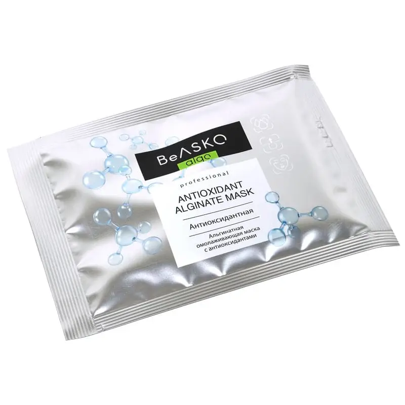 Альгинатная омолаживающая маска с антиоксидантами / Antioxidant Alginate Mask, BeASKO - 30 гр Альгинатная омолаживающая маска с антиоксидантами / Antioxidant Alginate Mask, BeASKO - 30 гр