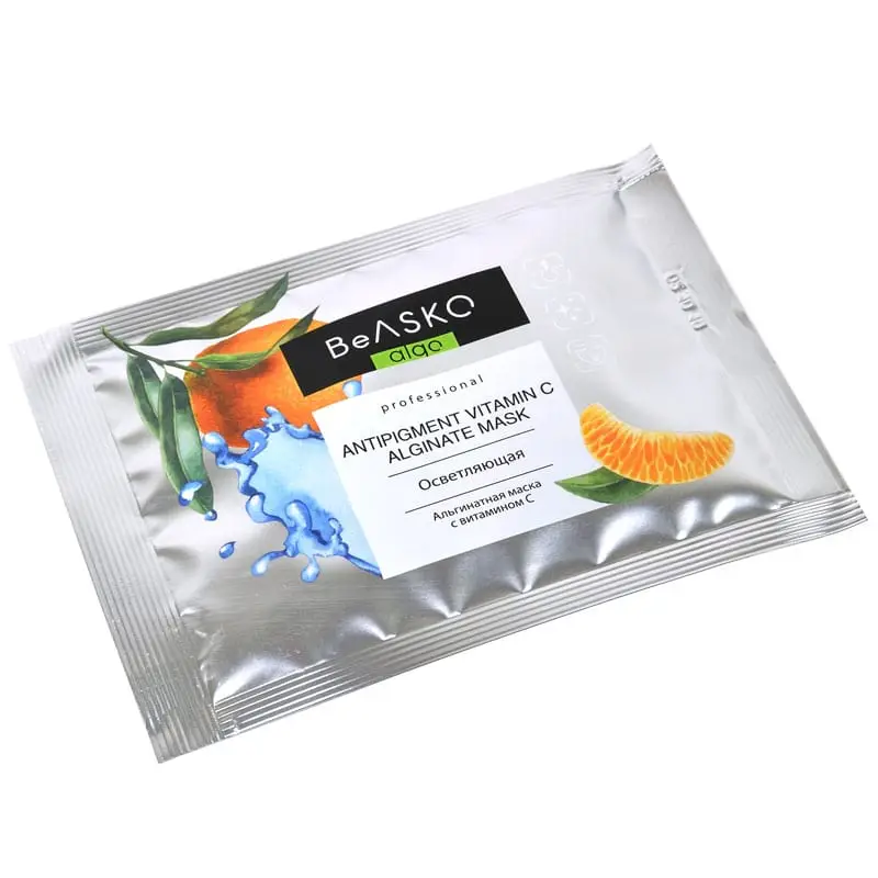 Альгинатная маска осветляющая с витамином С / Antipigment Vitamin C Alginate Mask, BeASKO - 30 гр Альгинатная маска осветляющая с витамином С / Antipigment Vitamin C Alginate Mask, BeASKO - 30 гр