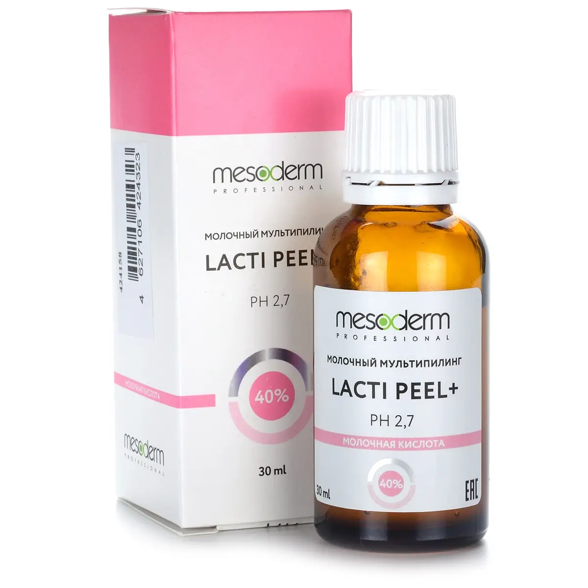 Молочный пилинг с АНА - РНА комплексом / Lacti Peel+ 40%, Mesoderm (Мезодерм), 30 мл Молочный пилинг с АНА - РНА комплексом / Lacti Peel+ 40%, Mesoderm (Мезодерм), 30 мл