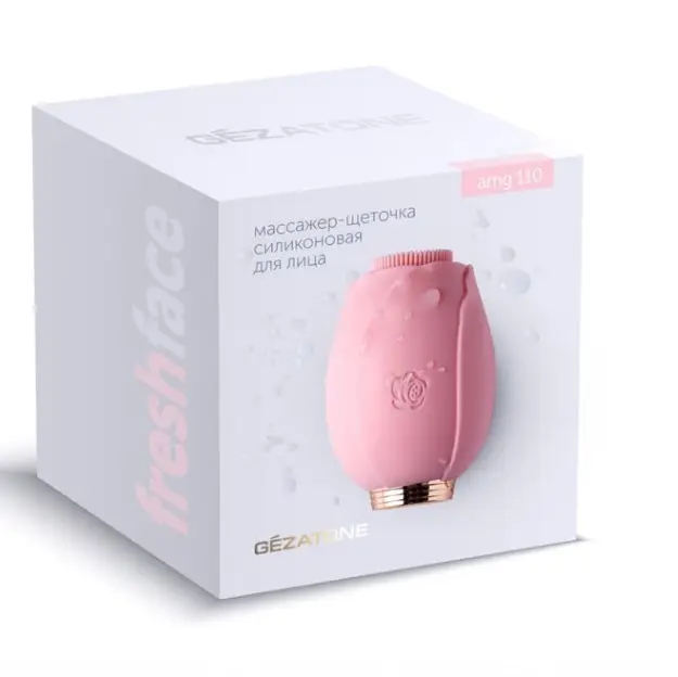 Электрическая силиконовая щетка для лица AMG110, Gezatone (Гезатон, Жезатон)