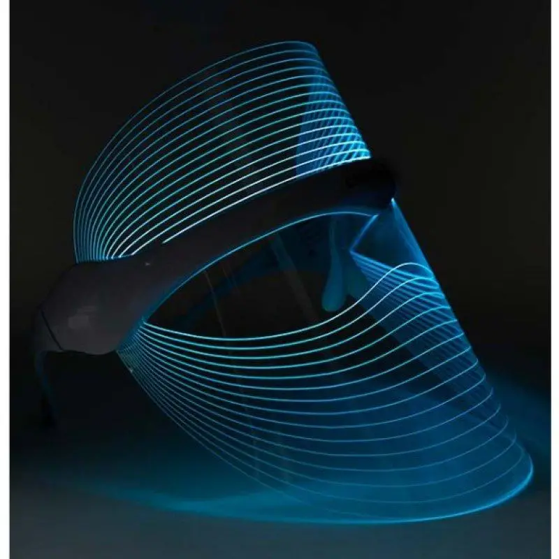 Светодиодная LED маска для омоложения кожи лица и шеи с 7 цветами m1030, Gezatone (Гезатон, Жезатон)