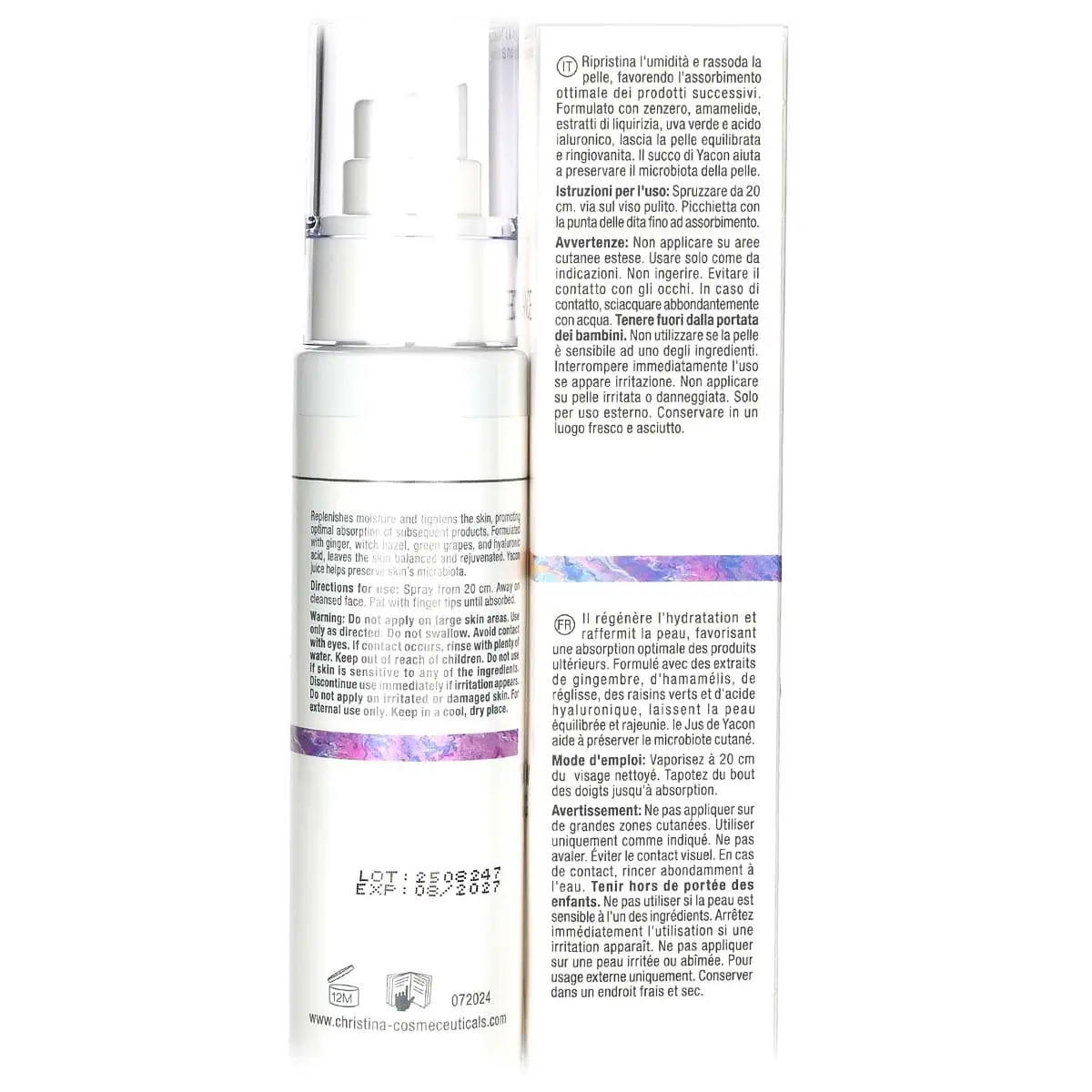 Увлажняющий тоник с экстрактом винограда / Grape Dew Hydrating Tonic, Nuance, Christina (Кристина) - 100 мл