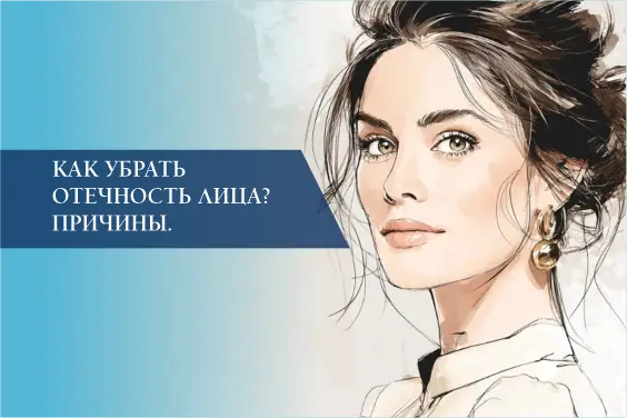 Как убрать отечность лица? Причины