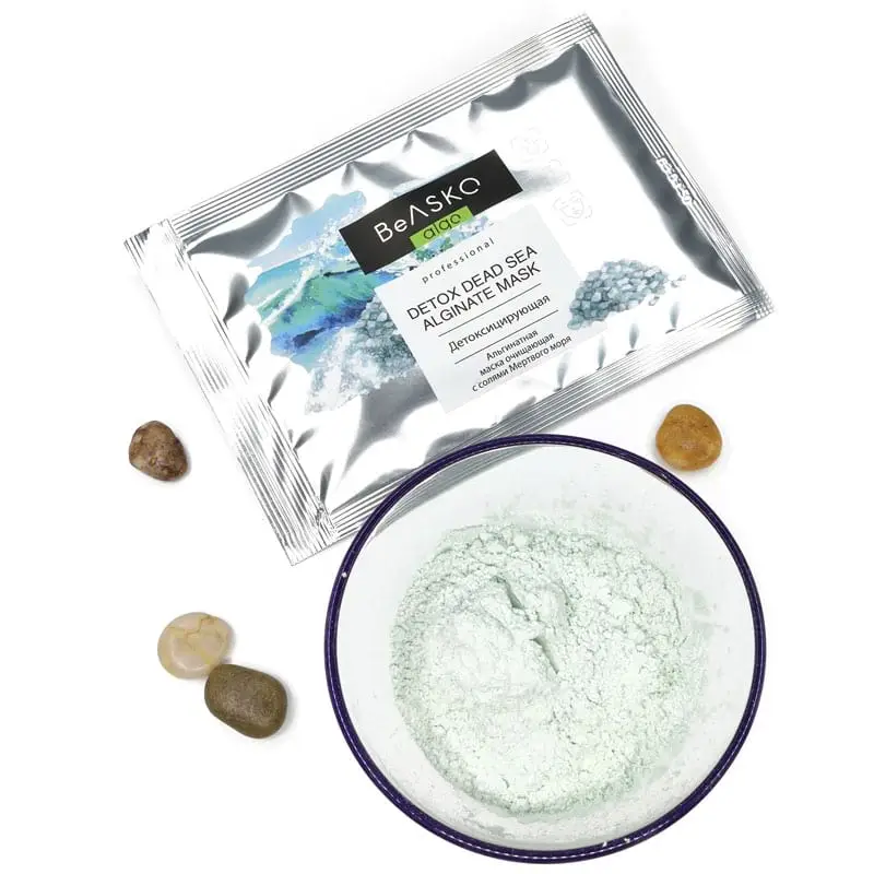 Альгинатная маска детоксицирующая и очищающая с солями Мертвого моря / Detox Dead Sea Alginate Mask, BeASKO - 6*30 гр