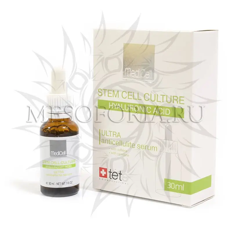 Антицеллюлитная сыворотка Tete с кофеином и карнитином, 30 мл