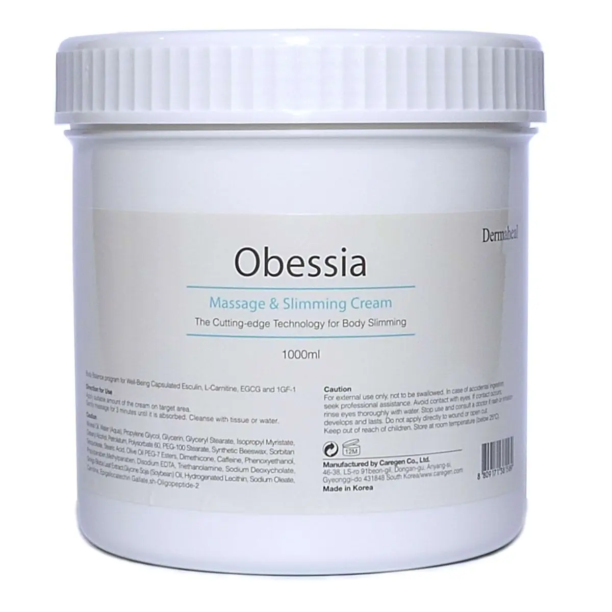 Массажный крем с пептидами / Obessia Massage and Slimming Cream, Dermaheal (Дермахил), 1000 мл Массажный крем с пептидами / Obessia Massage and Slimming Cream, Dermaheal (Дермахил), 1000 мл