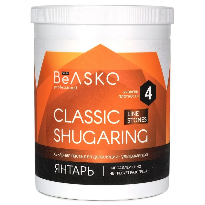 Сахарная паста для депиляции «Янтарь» (Ультрамягкая) Shugaring Stones BeASKO Skin - 1500 гр Сахарная паста для депиляции «Янтарь» (Ультрамягкая) Shugaring Stones BeASKO Skin - 1500 гр