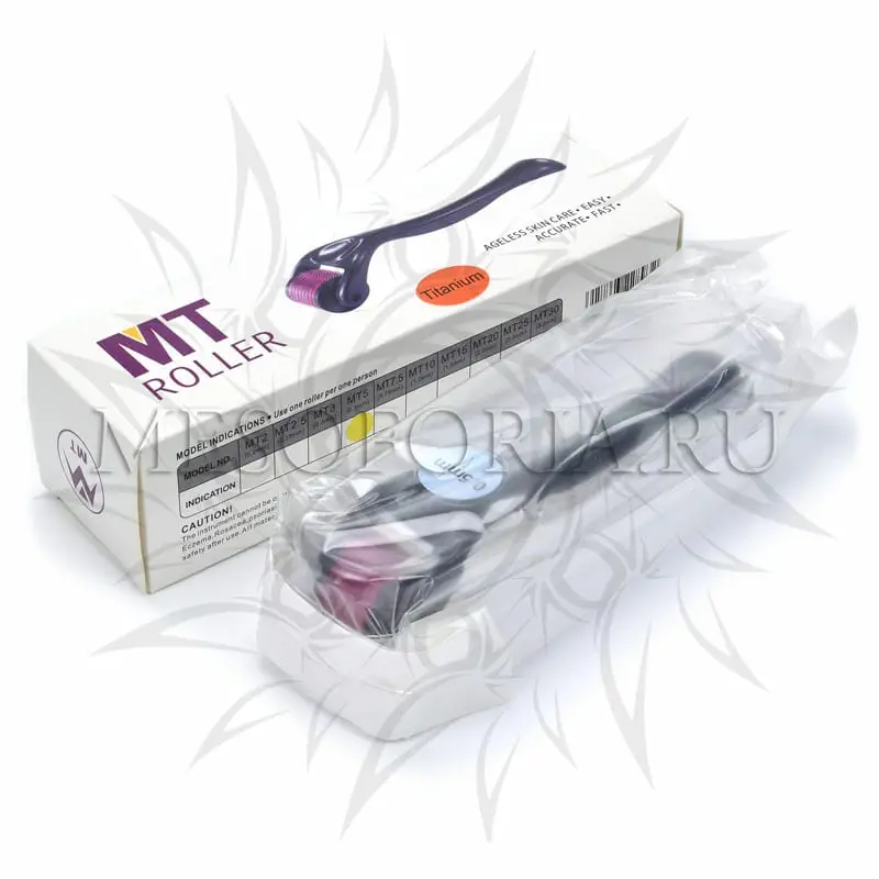 Мезороллер для лица МТ с титановыми микроиглами, 540 игл