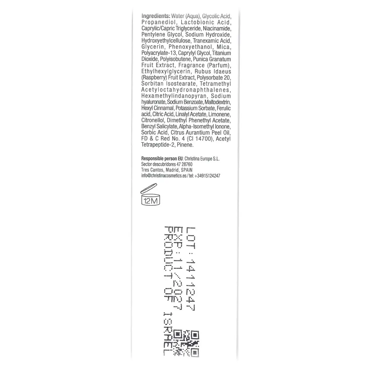 Пилинг-маска 10% AHA+PHA / 10% AHA+PHA Peel Mask, Nuance, Christina (Кристина) - 75 мл