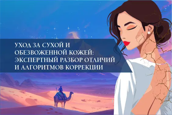Уход за сухой и обезвоженной кожей: экспертный разбор отличий и алгоритмов коррекции