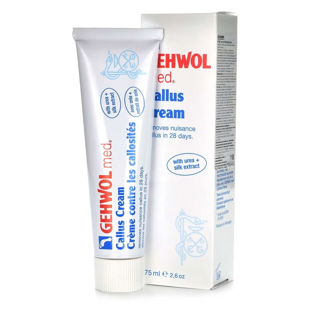 Крем для загрубевшей кожи / Med Hornhaut-Creme, Gehwol (Геволь), 75 мл Крем для загрубевшей кожи / Med Hornhaut-Creme, Gehwol (Геволь), 75 мл