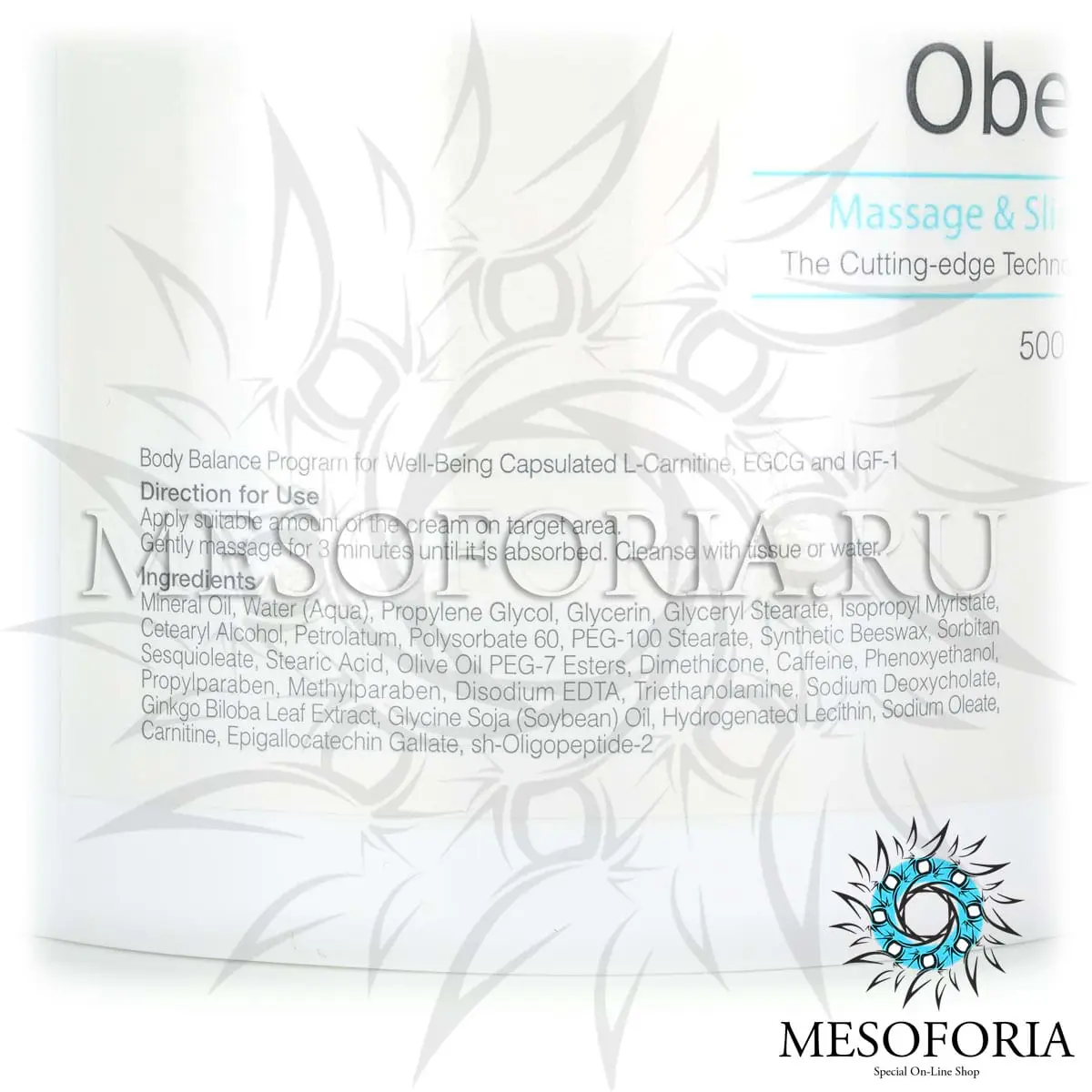 Массажный крем с пептидами / Obessia Massage and Slimming Cream, Dermaheal (Дермахил), 500 мл Массажный крем с пептидами / Obessia Massage and Slimming Cream, Dermaheal (Дермахил), 500 мл