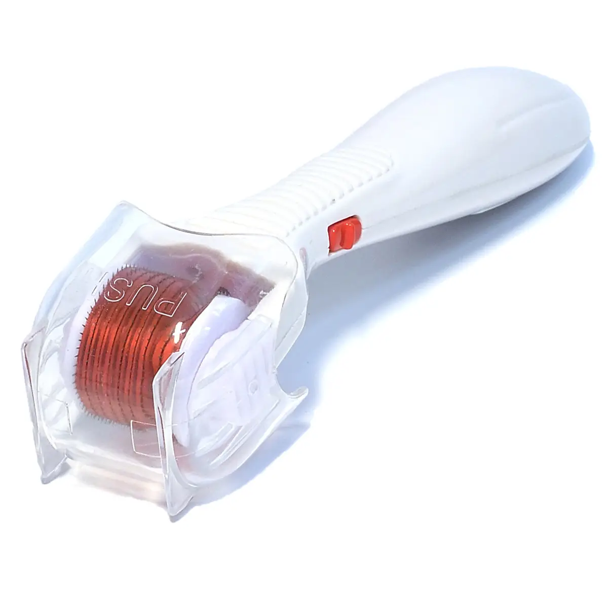 Мезороллер фотонный LED+Vibrating Dermaroller с титановыми микроиглами и красным светом, 540 игл