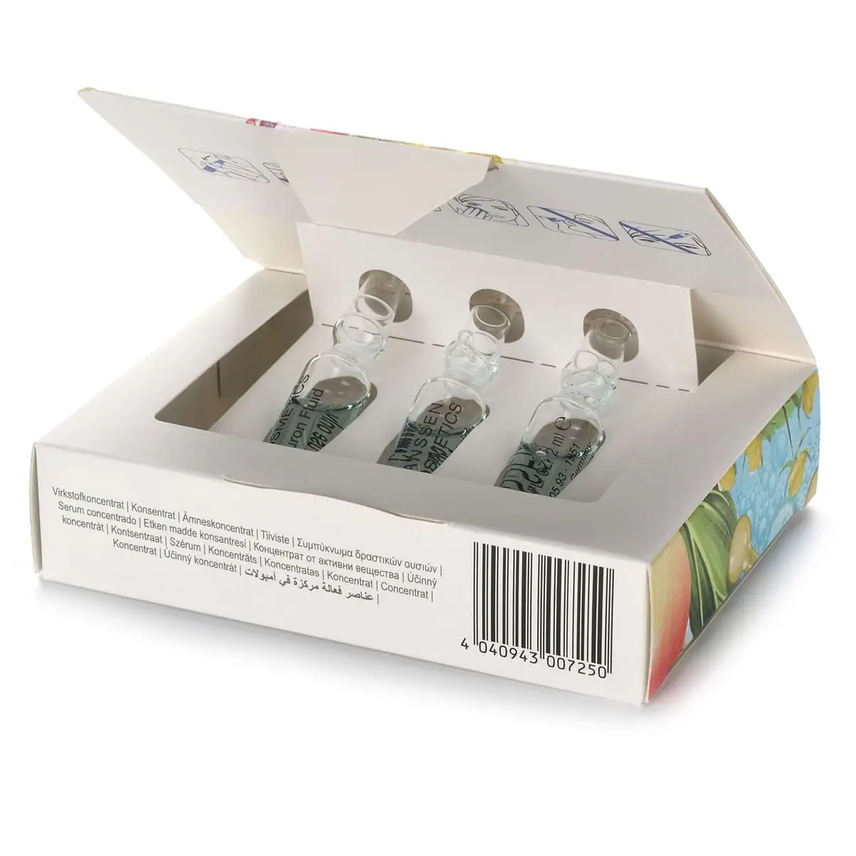 Ультраувлажняющая сыворотка с гиалуроновой кислотой / Hyaluron Fluid, Ampoules, Janssen Cosmetics (Янсен косметика), 3 х 2 мл Ультраувлажняющая сыворотка с гиалуроновой кислотой / Hyaluron Fluid, Ampoules, Janssen Cosmetics (Янсен косметика), 3 х 2 мл