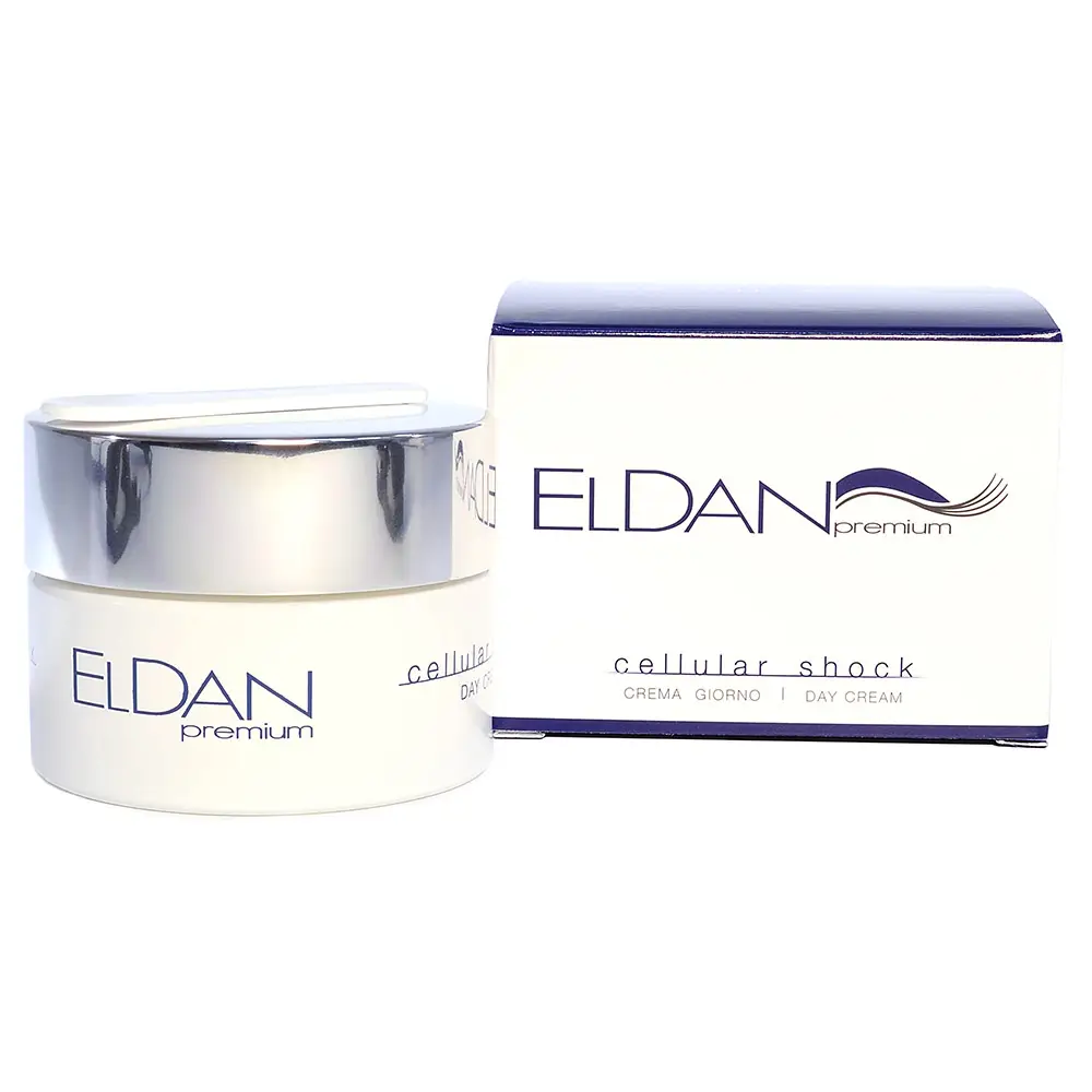 Дневной крем «Premium Cellular Shock» / Cellular Shock Day Cream, Premium, Eldan Cosmetics (Элдан косметика), 50 мл Дневной крем «Premium Cellular Shock» / Cellular Shock Day Cream, Premium, Eldan Cosmetics (Элдан косметика), 50 мл