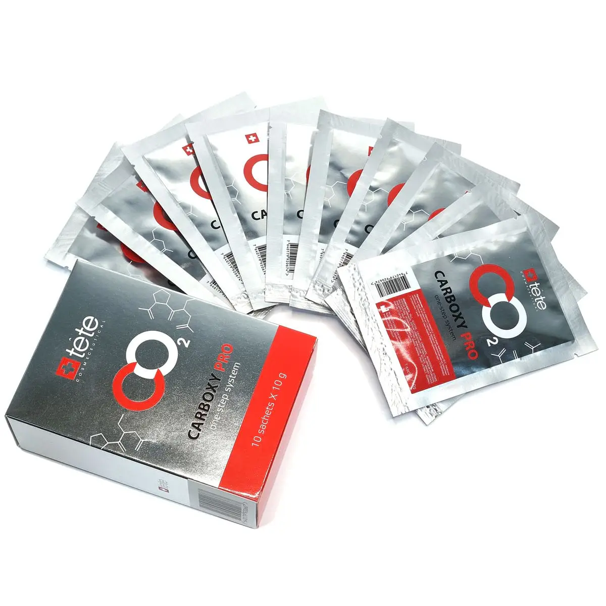 Одношаговая карбокситерапия / Carboxy PRO CO2, Tete Cosmeceutical - 10 х 10 гр