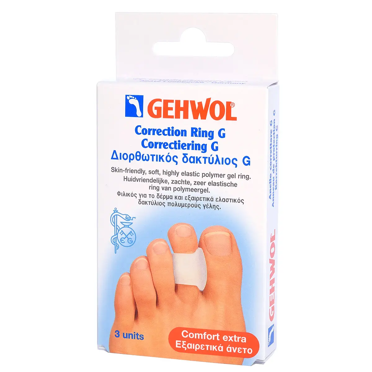 Кольцо-корректор G / Correcting Ring G, Gehwol (Геволь), 3 шт Кольцо-корректор G / Correcting Ring G, Gehwol (Геволь), 3 шт