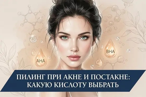 Пилинг при акне и постакне: какую кислоту выбрать