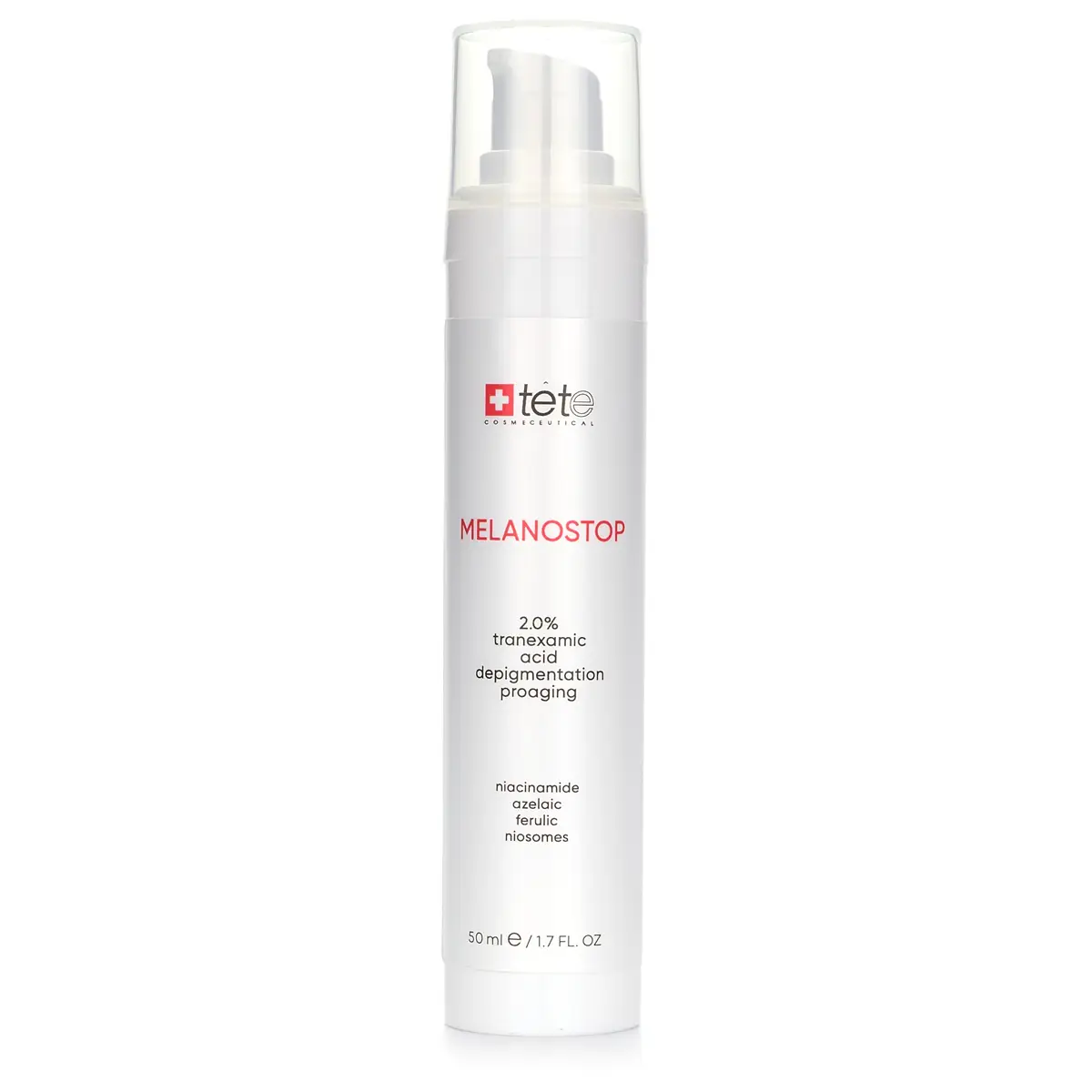 Депигментирующий крем с 2% транексамовой кислотой / Melanostop Tranexamic Cream 2%, Tete Cosmeceutical - 50 мл