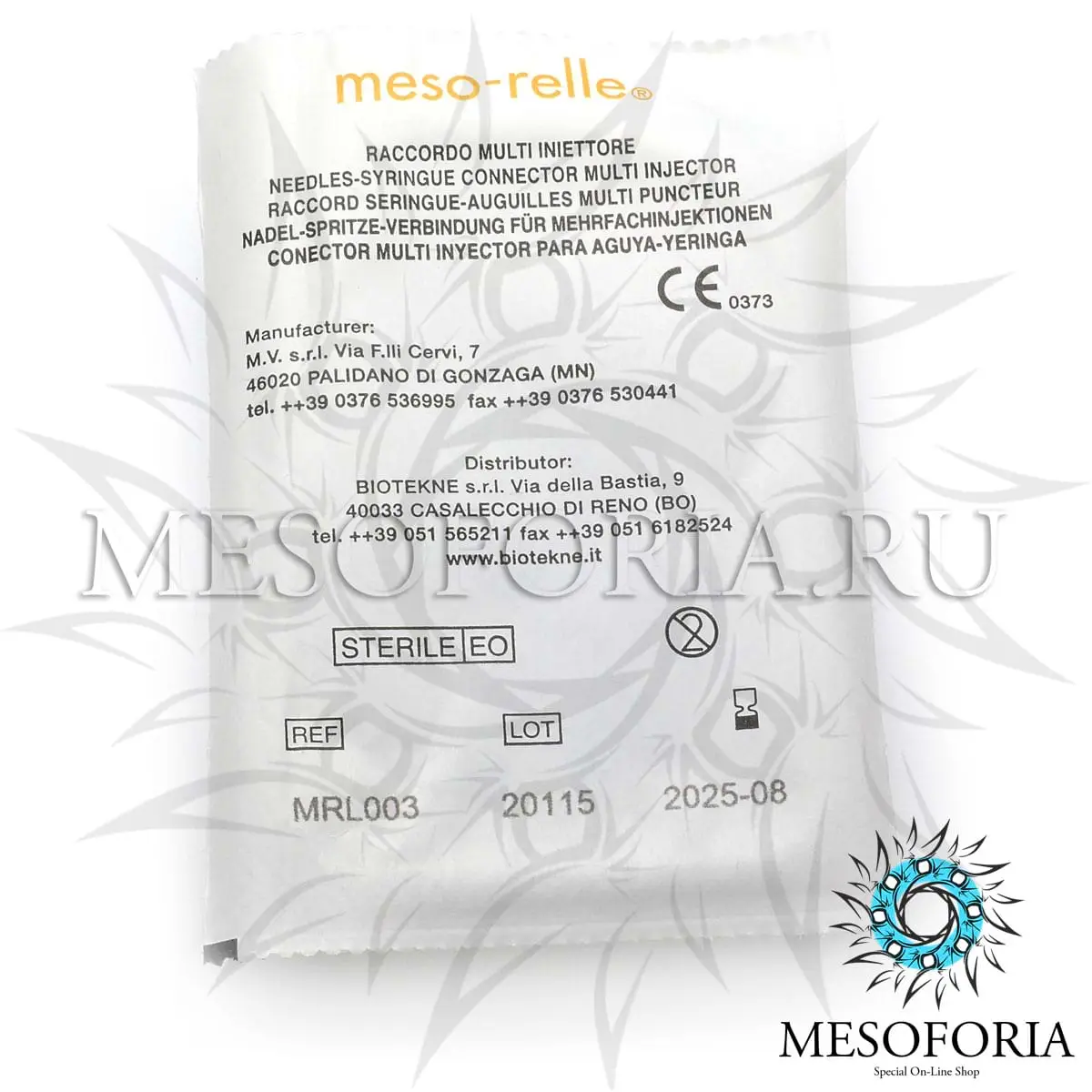 Мультиинжектор линейный на 3 иглы (без игл) Meso-relle