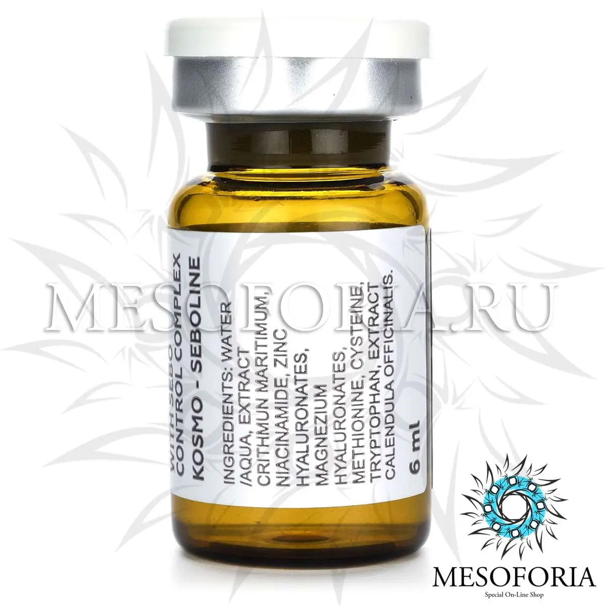 Концентрат с календулой и себорегулирующим комплексом KOSMO-SEBOLINE Kosmoteros (Космотерос), 6 мл Концентрат с календулой и себорегулирующим комплексом KOSMO-SEBOLINE Kosmoteros (Космотерос), 6 мл