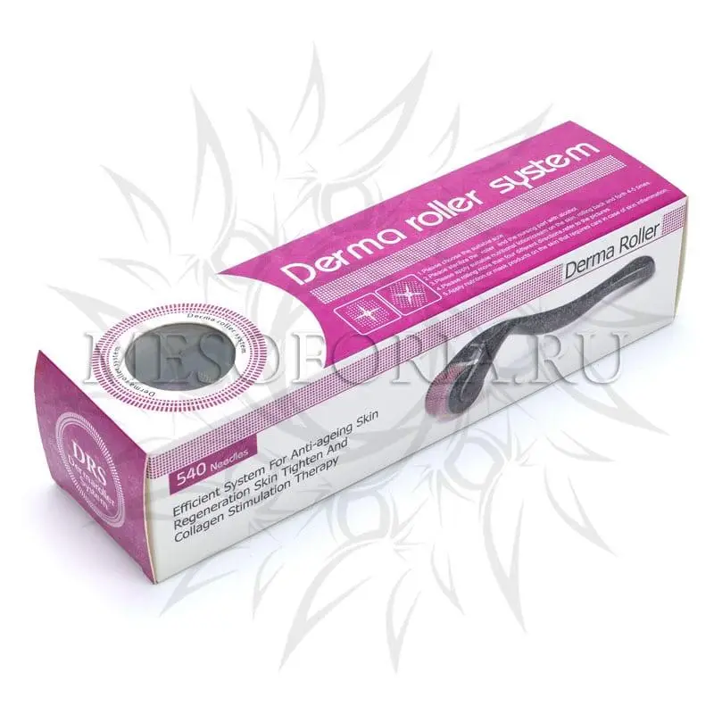Мезороллер для лица DRS с титановыми  микроиглами, 540 игл