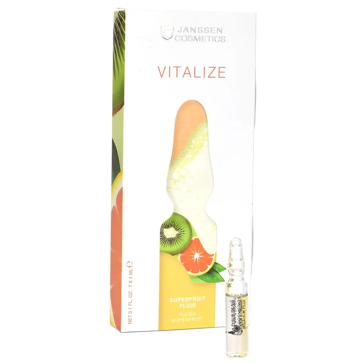 Фруктовые ампулы с витамином С / Superfruit Fluid, Ampoules, Janssen Cosmetics (Янсен косметика), 7 х 2 мл Фруктовые ампулы с витамином С / Superfruit Fluid, Ampoules, Janssen Cosmetics (Янсен косметика), 7 х 2 мл