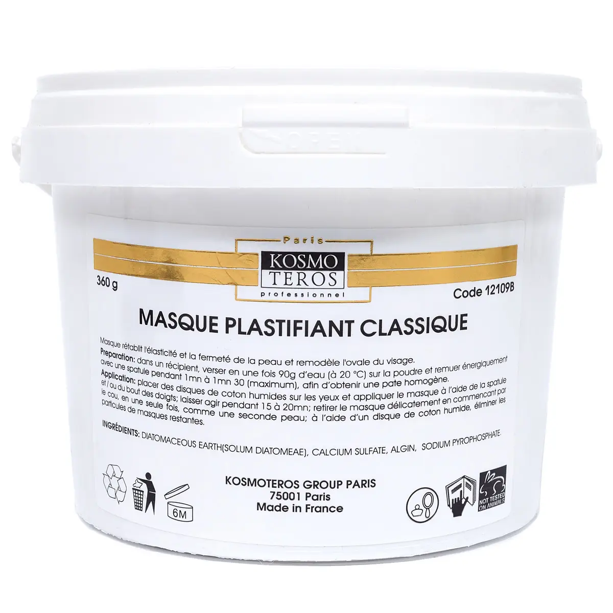 Пластифицирующая классическая маска / Masque Plastifiant Classique, Kosmoteros (Космотерос), 360 гр