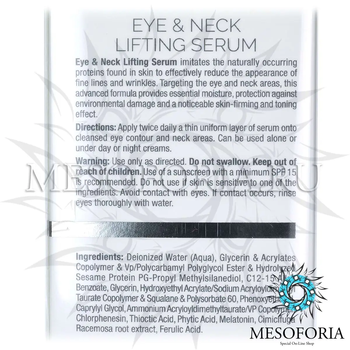 Подтягивающая сыворотка для кожи вокруг глаз и шеи / Eyes & Neck Lifting Serum, Wish, Christina (Кристина) - 30 мл Подтягивающая сыворотка для кожи вокруг глаз и шеи / Eyes & Neck Lifting Serum, Wish, Christina (Кристина) - 30 мл