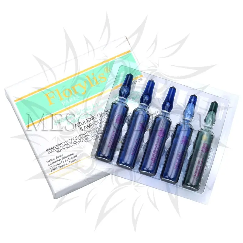 Концентрат с азуленом и с FCE босвеллии / Organic Soins A Lazulene, Florylis (Флорилис) - 5 x 2 мл