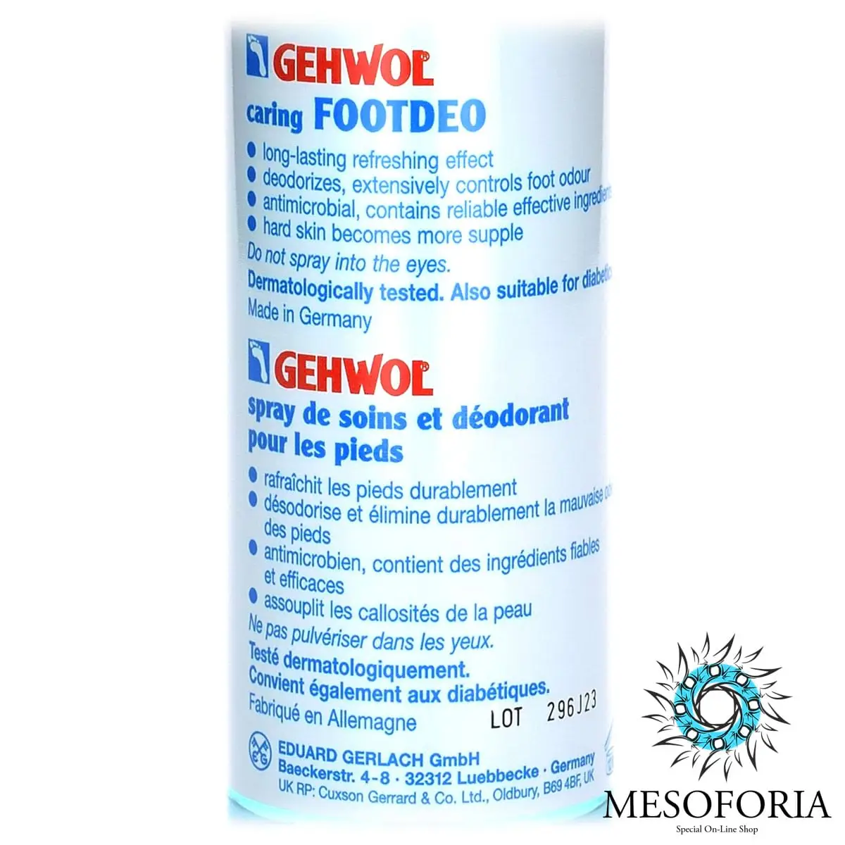 Дезодорант для ног / Caring Footdeo, Gehwol (Геволь), 150 мл Дезодорант для ног / Caring Footdeo, Gehwol (Геволь), 150 мл