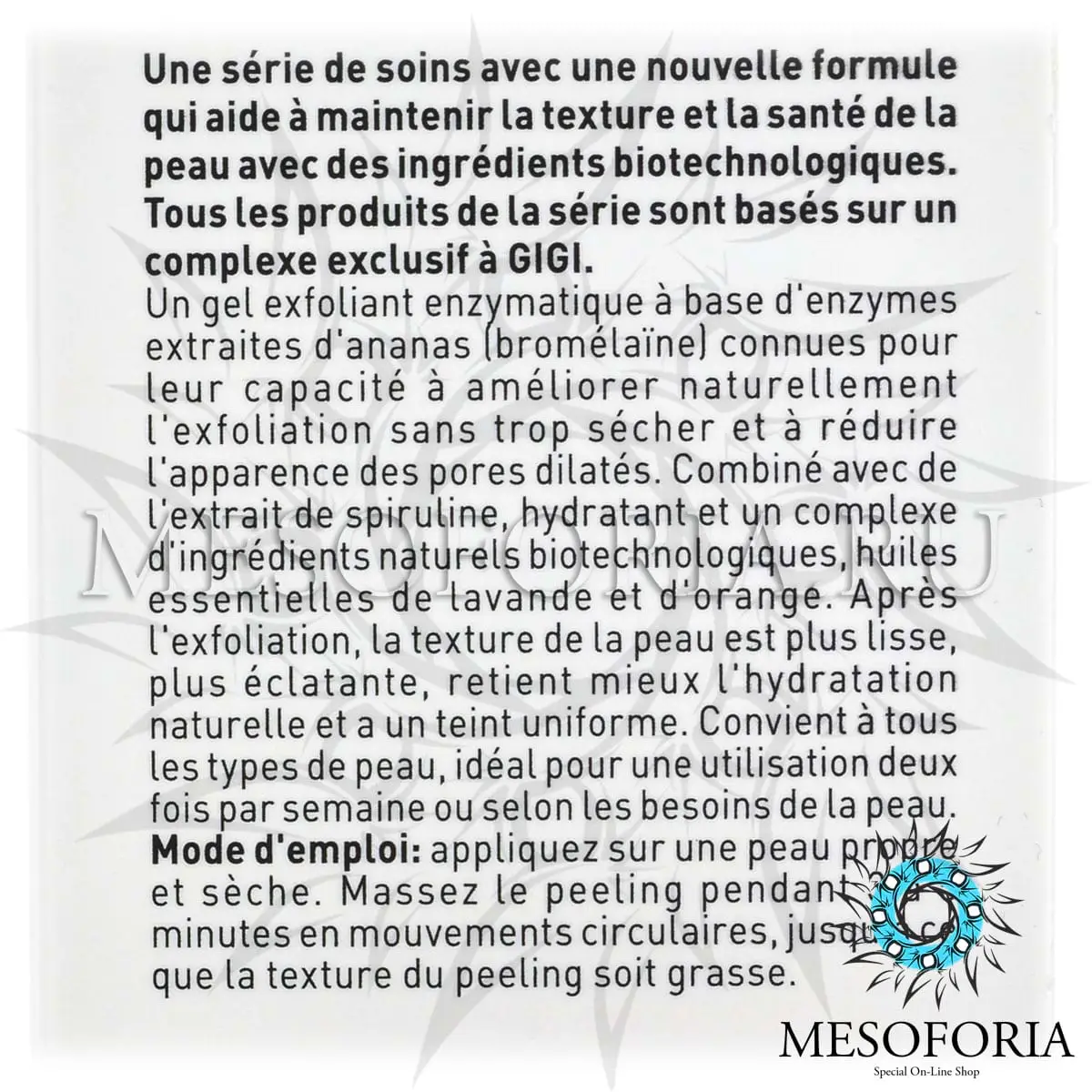 Пилинг энзимный / QBS Peeling, Texture, GiGi (Джи Джи) - 50 мл